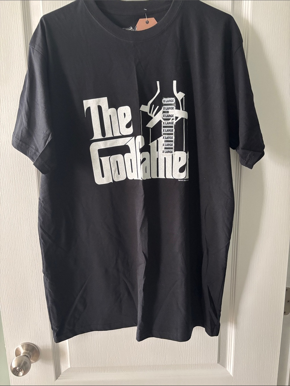 The Godfather Logo Black Short Sleeve Men's Tee